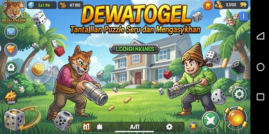 Gameplay DEWATOGEL yang penuh warna dan menantang.