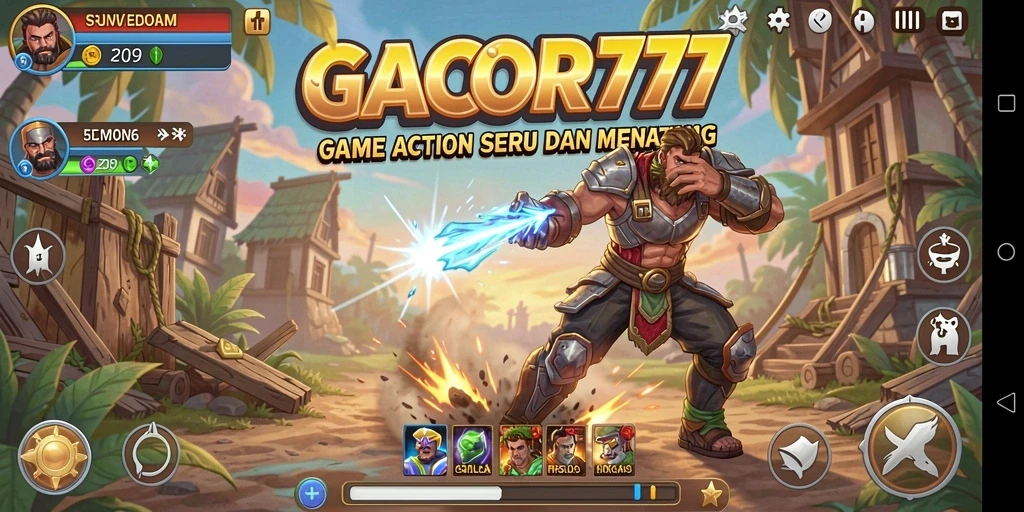 Gameplay GACOR777 yang mendebarkan dengan aksi seru.