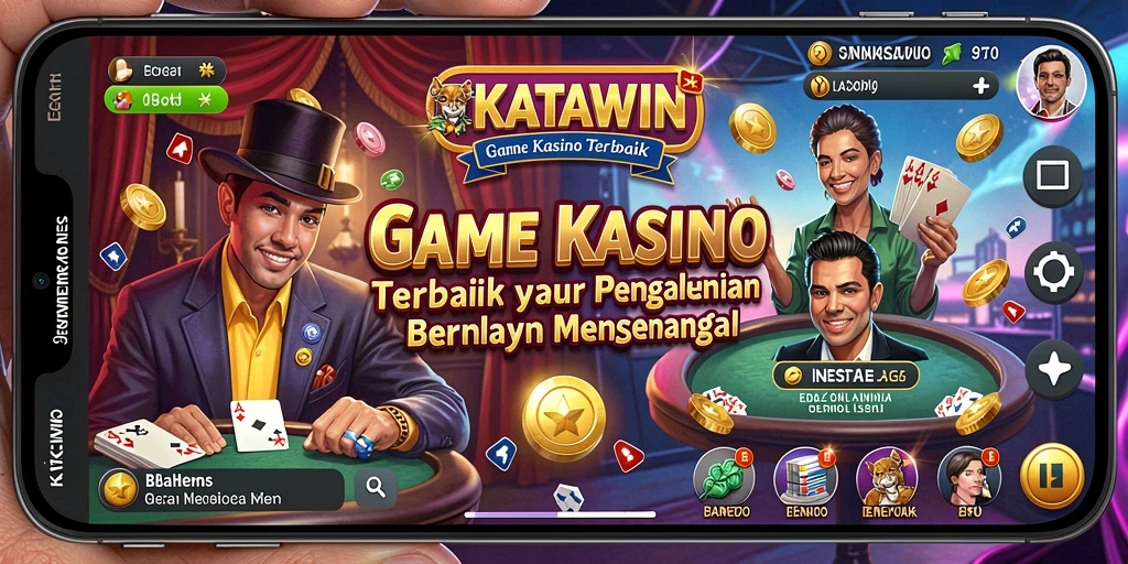 Screenshot dari gameplay KATAWIN yang intens dan menarik.