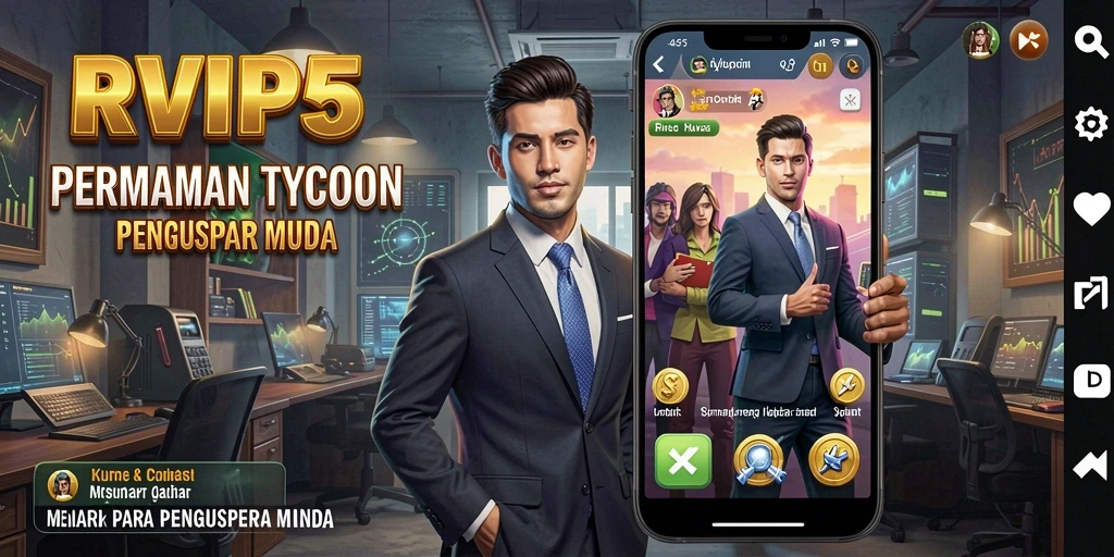 Tampilan gameplay RVIP5 yang penuh strategi dan interaksi.