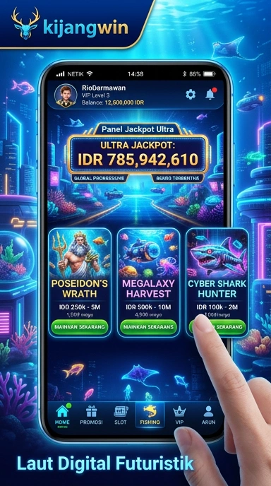 Tampilan antarmuka Kijangwin yang sederhana dan efektif.
